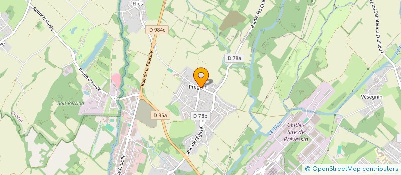 localisation de l'entreprise FJ CONSULTING à SAINT-GENIS-POUILLY