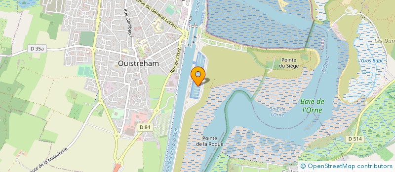 localisation de l'entreprise FJ DEP  OUISTREHAM