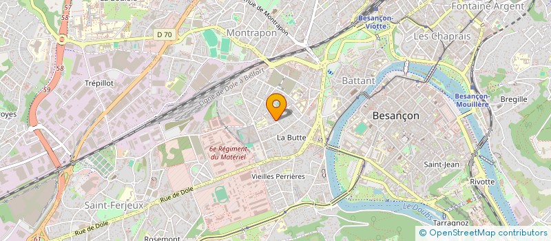 localisation de l'entreprise FJ DESIGN  BESANCON