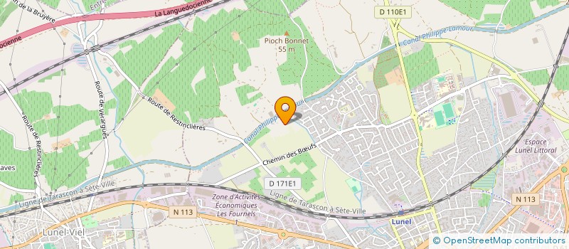 localisation de l'entreprise FJ DEVELOPMENT  LUNEL