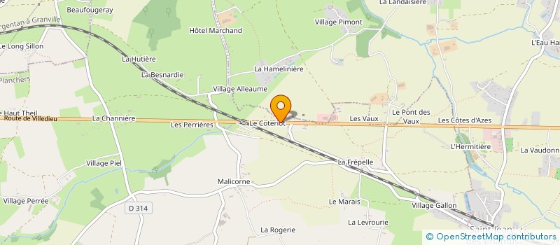 localisation de l'entreprise FJ ELECTRICITE  SAINT-PLANCHERS