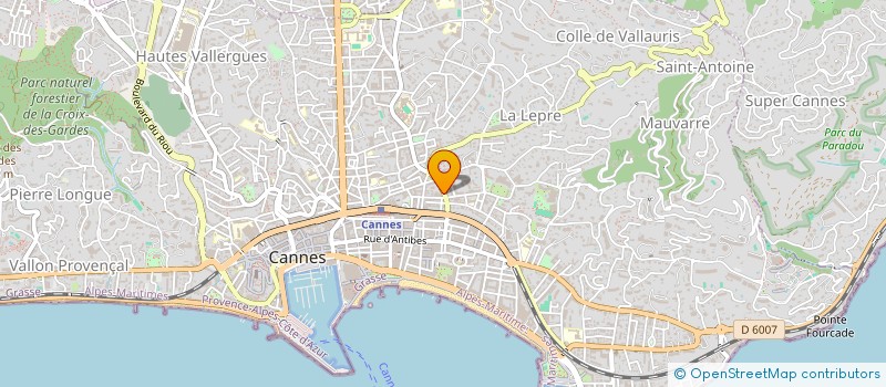 localisation de l'entreprise FJ FAMILY  CANNES