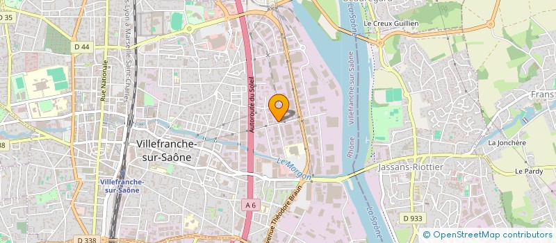 localisation de l'entreprise FJ GONZALEZ  VILLEFRANCHE-SUR-SAONE