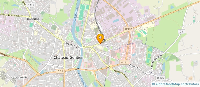 localisation de l'entreprise FJ IMMO  CHATEAU-GONTIER-SUR-MAYENNE