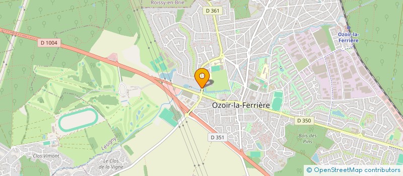 localisation de l'entreprise FJ IMMOBILIER à OZOIR-LA-FERRIERE