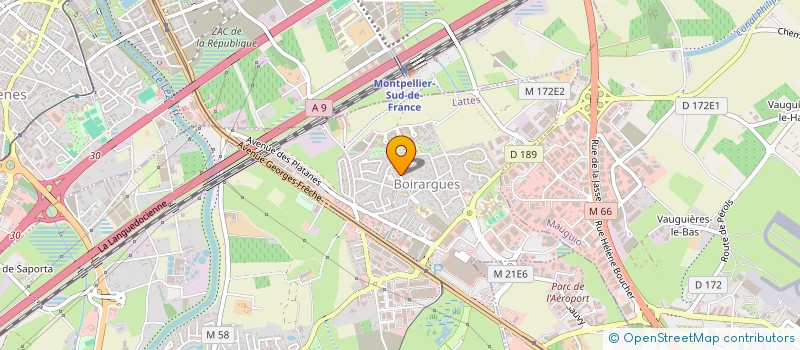 localisation de l'entreprise FJ IMMOBILIER à LATTES