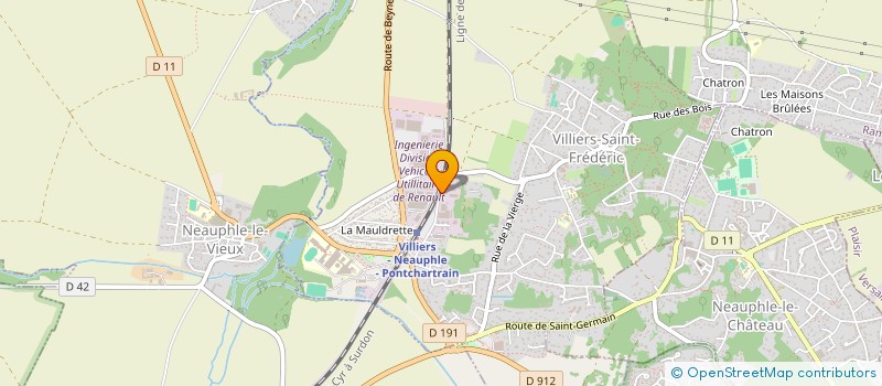 localisation de l'entreprise FJ INVEST  VILLIERS-SAINT-FREDERIC