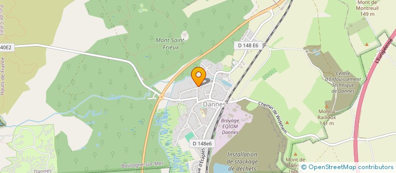 localisation de l'entreprise FJ.LEROY  DANNES