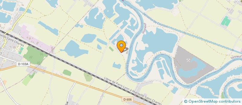 localisation de l'entreprise FJ LOC  VILLEBLEVIN