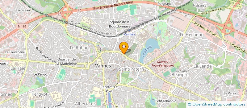 localisation de l'entreprise FJ LOCATION  VANNES