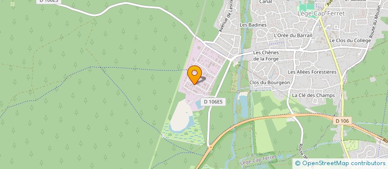 localisation de l'entreprise FJ MARINE  LEGE-CAP-FERRET