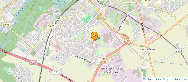localisation de l'entreprise FJ MENUISERIE, AGENCEMENT, RESINE DE SYNTHESE à GAUCHY
