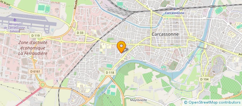 localisation de l'entreprise FJ NEO à CARCASSONNE