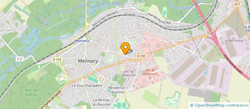 localisation de l'entreprise FJ NETTOYAGE  ORMOY