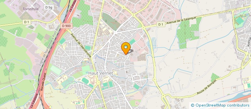 localisation de l'entreprise FJ NETTOYAGE à PERPIGNAN