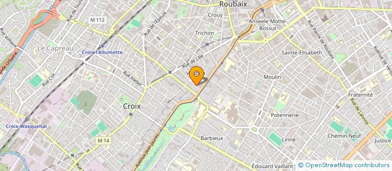 localisation de l'entreprise FJ PARTNERS  ROUBAIX