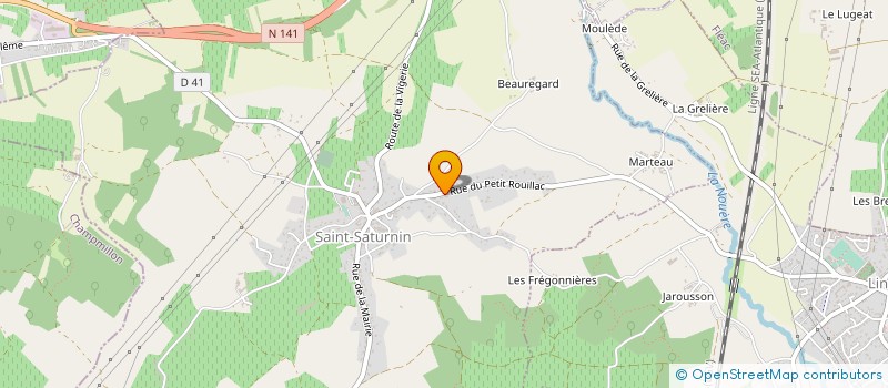localisation de l'entreprise FJ - SPFPL à SAINT-SATURNIN