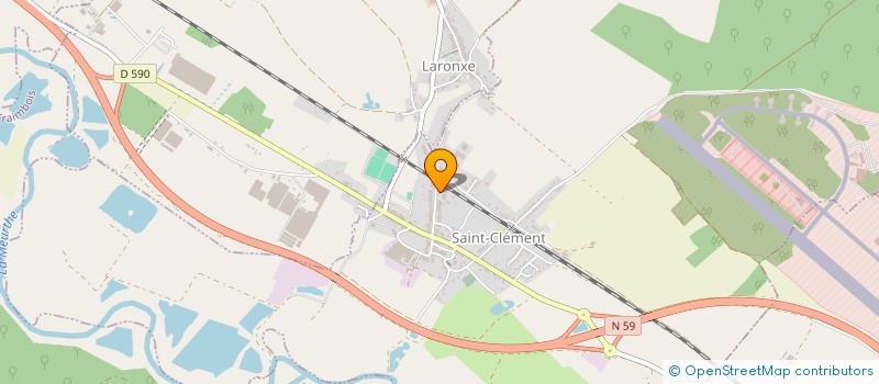 localisation de l'entreprise FJ2A  SAINT-CLEMENT