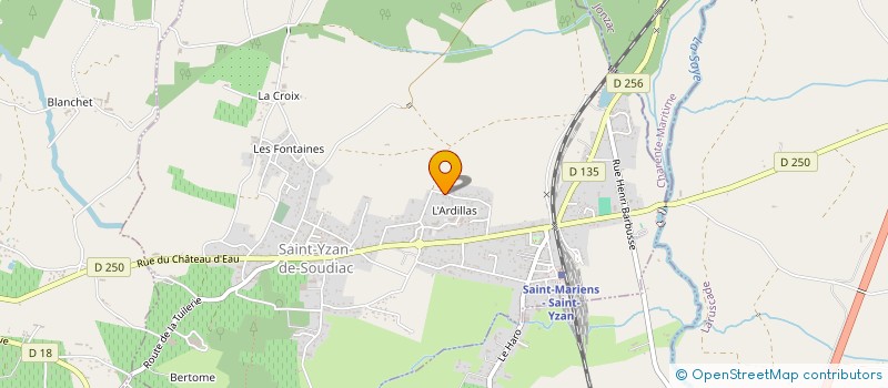 localisation de l'entreprise FJ2C  SAINT-YZAN-DE-SOUDIAC