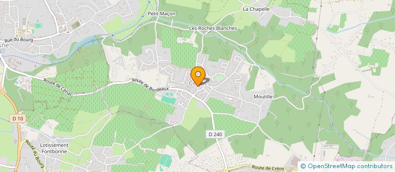 localisation de l'entreprise FJ2S  CENAC