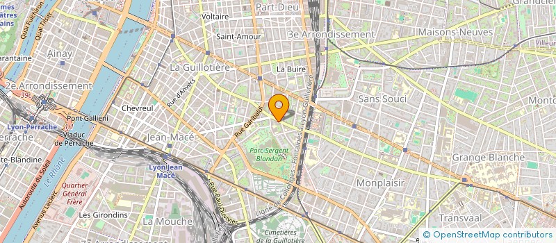 localisation de l'entreprise FJA CAPITAL  LYON