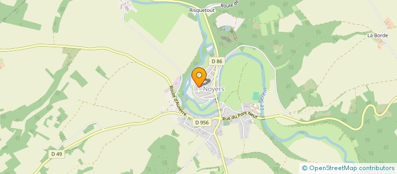 localisation de l'entreprise FJA CONSULTANTS à NOYERS