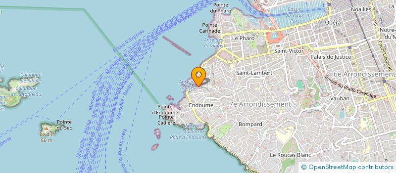 localisation de l'entreprise FJA PIZZERIA JEANNOT à MARSEILLE