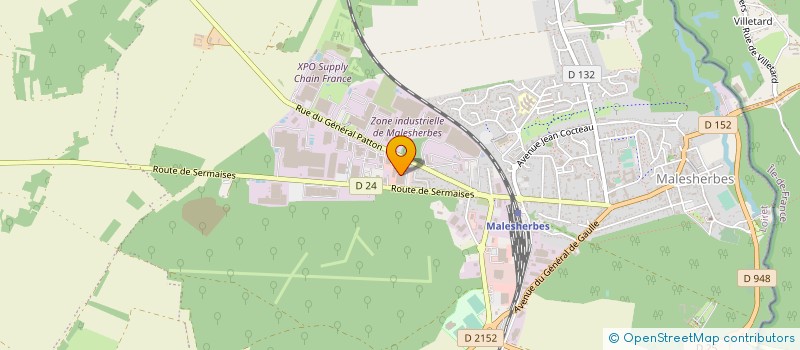 localisation de l'entreprise FJB à LE MALESHERBOIS