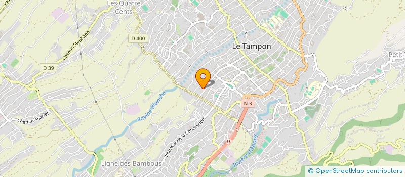 localisation de l'entreprise FJBC à LE TAMPON