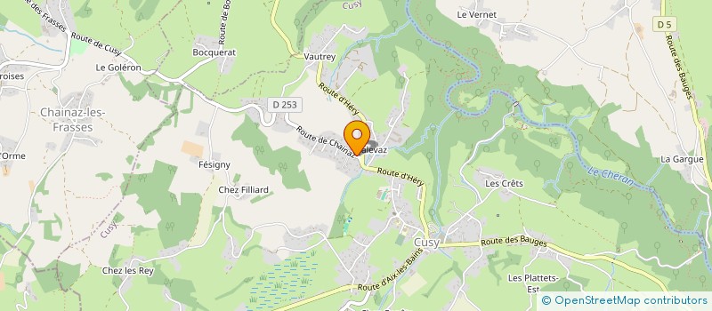 localisation de l'entreprise FJBL  CUSY