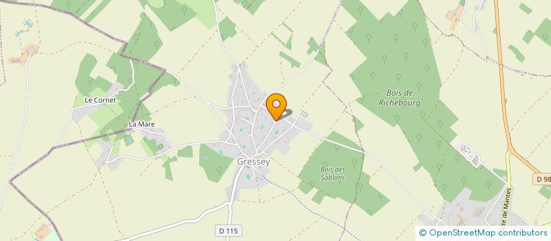 localisation de l'entreprise FJBX  GRESSEY