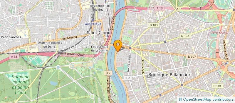 localisation de l'entreprise FJC à BOULOGNE-BILLANCOURT
