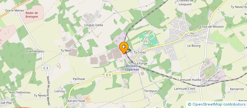 localisation de l'entreprise FJC à LOPERHET