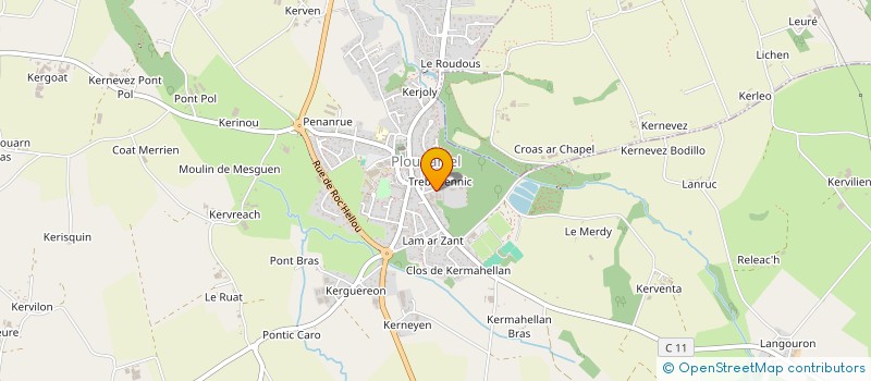 localisation de l'entreprise FJC A FOND LA CAISSE à PLOUDANIEL