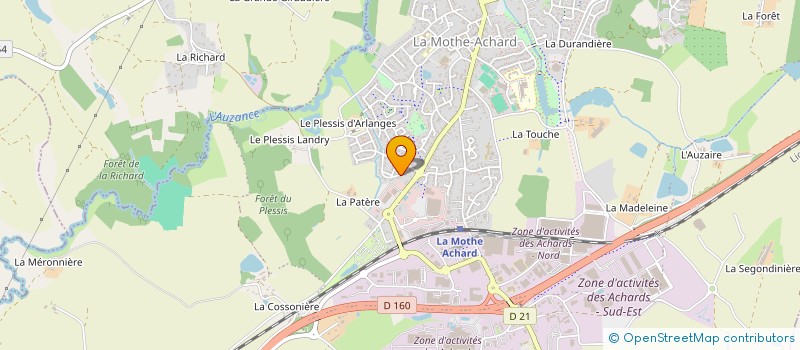 localisation de l'entreprise FJC PRO  SAINT-MATHURIN