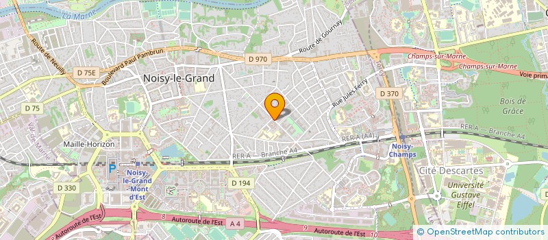 localisation de l'entreprise FJC SERVICES à NOISY-LE-GRAND