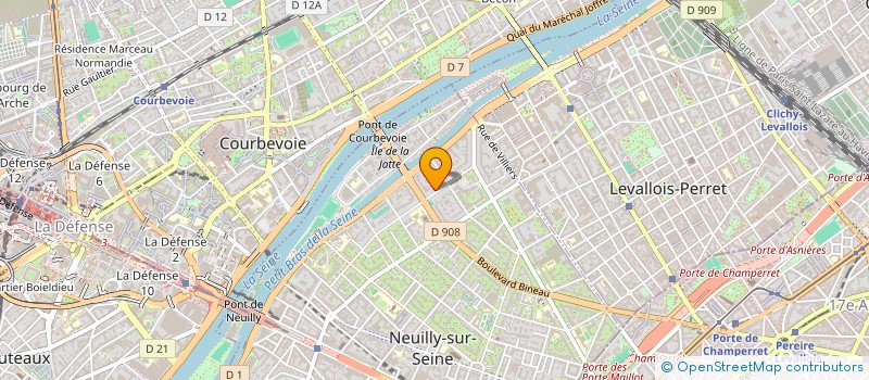 localisation de l'entreprise FJCJ à NEUILLY-SUR-SEINE