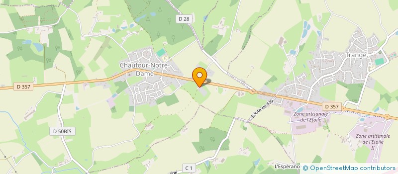 localisation de l'entreprise FJD  CHAUFOUR-NOTRE-DAME