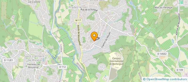 localisation de l'entreprise FJD MARTIN  PRADES-LE-LEZ