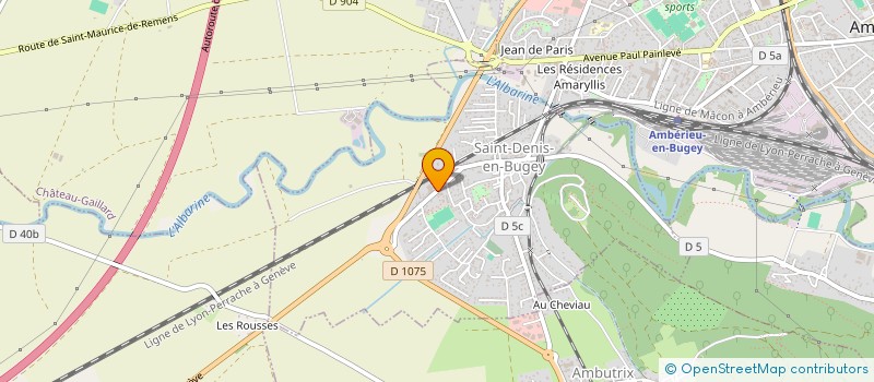 localisation de l'entreprise FJDT  SAINT-DENIS-EN-BUGEY