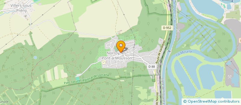 localisation de l'entreprise FJDV  NORROY-LES-PONT-A-MOUSSON
