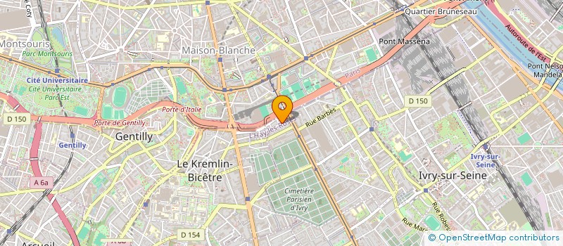 localisation de l'entreprise FJE CAR SERVICES  IVRY-SUR-SEINE