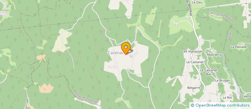 localisation de l'entreprise FJE IMMO  MARNAC