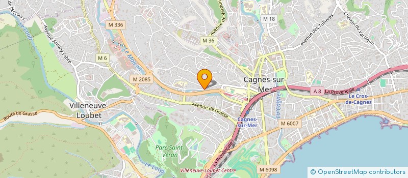 localisation de l'entreprise FJET DECO à CAGNES-SUR-MER