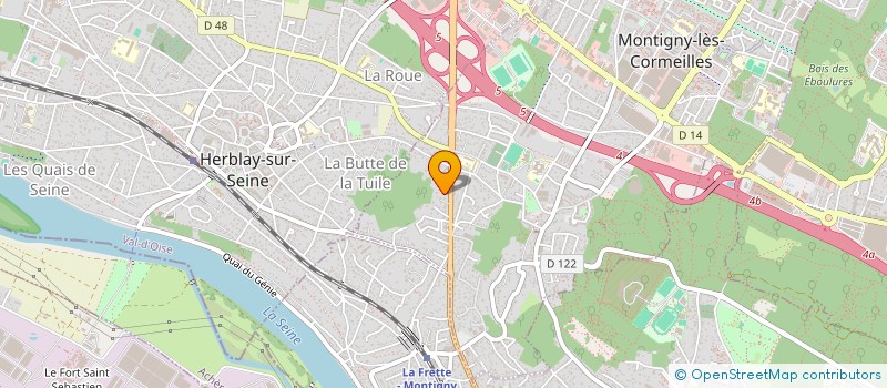 localisation de l'entreprise FJF à MONTIGNY-LES-CORMEILLES
