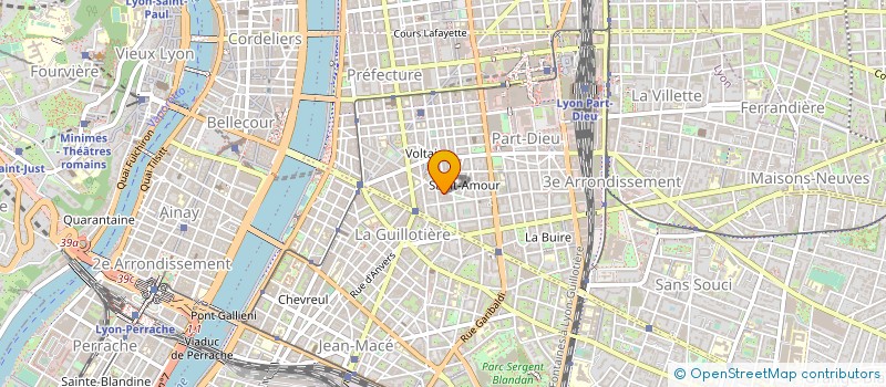 localisation de l'entreprise FJF  LYON