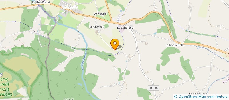 localisation de l'entreprise FJF à L'OREE-D'ECOUVES