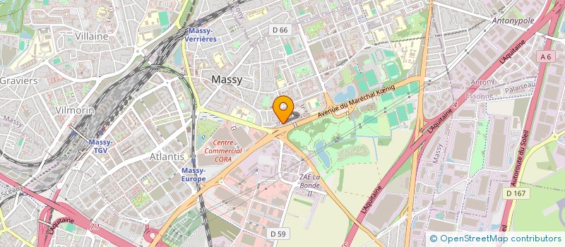localisation de l'entreprise FJFM SOLUTIONS à MASSY