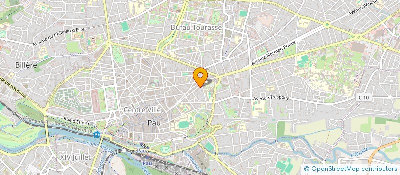 localisation de l'entreprise FJG à PAU