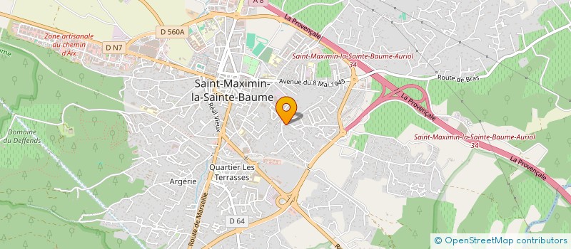 localisation de l'entreprise FJH CONSEILS à SAINT-MAXIMIN-LA-SAINTE-BAUME